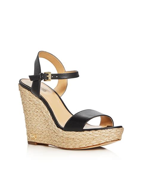 michael michael kors jill wedge|Michael Kors black wedges women.